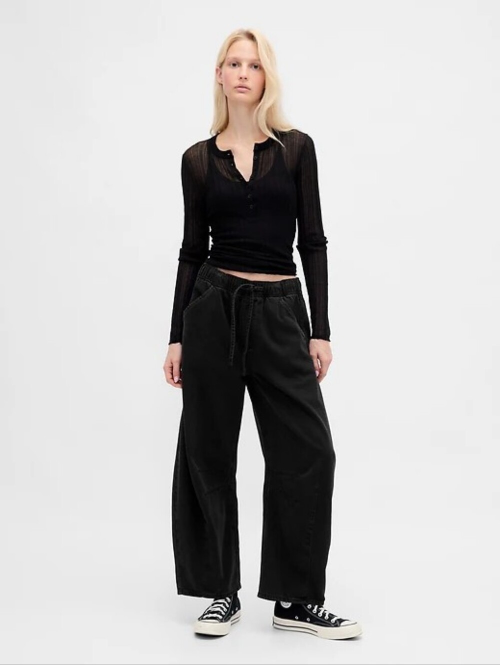 Gap Mid Rise Twill Easy Horseshoe Pants - Women's US S